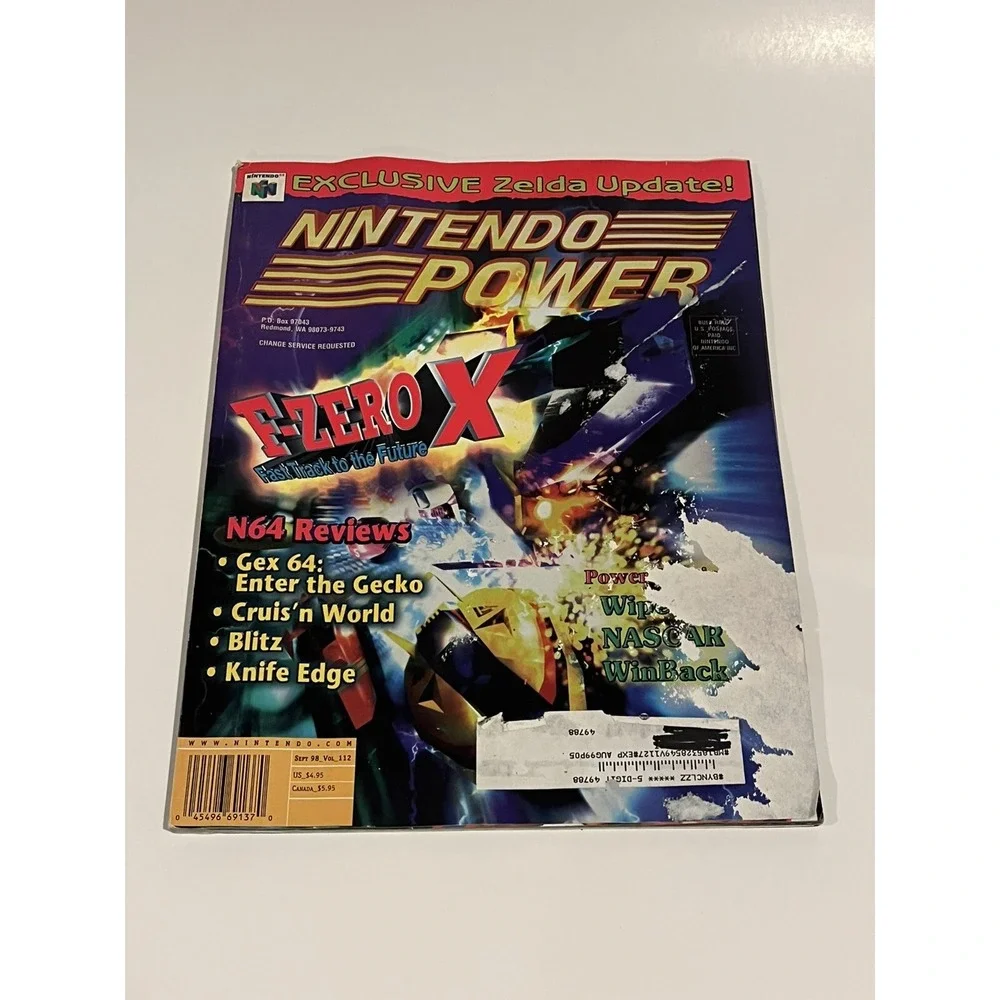 Nintendo Power Magazine Vol #112 Sep 1998 Has Poster, Missing Comic And Inserts
